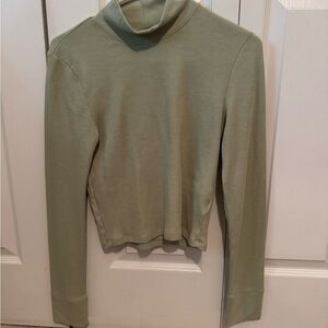 Sage Green Turtleneck Sweater